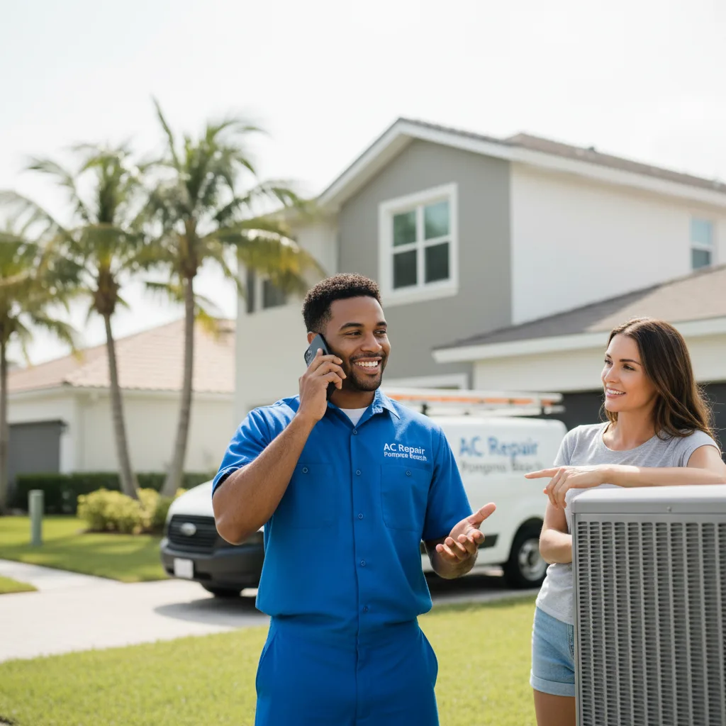 AC Repair Pompano Beach customer support in Rochelle Park